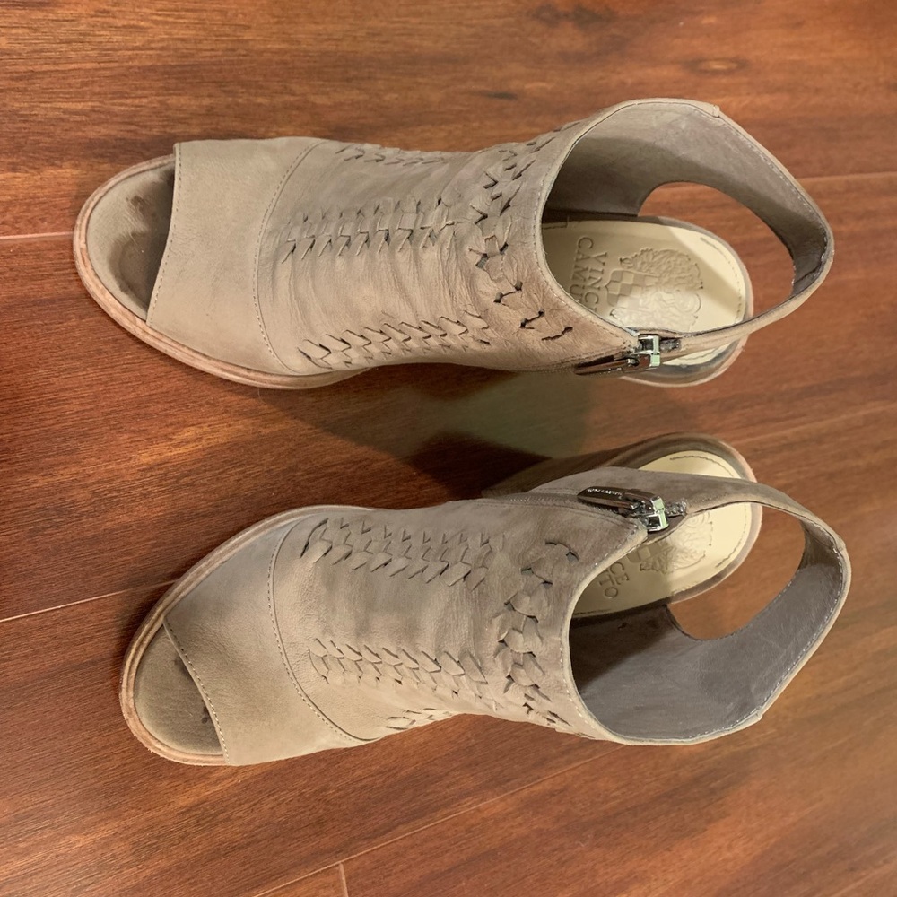 Vince Camuto Katri Open Toe Booties- Women’s size 7